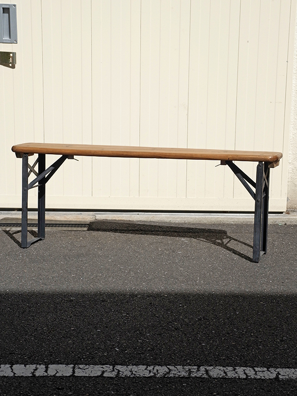 KP61c アンティーク フォールディングベンチ