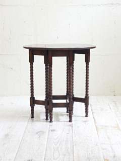 オークスモールゲートレッグテーブル