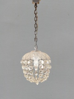 ガラスシャンデリア