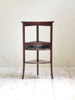 マホガニーコーナーショーケース