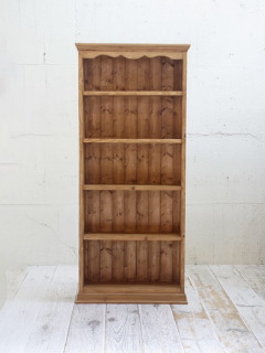 パインオープンブックケース