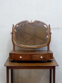 マホガニーテーブルミラー