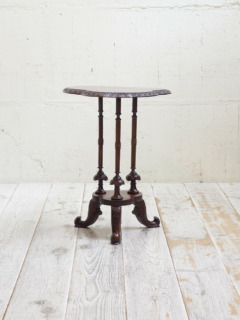 マホガニーサイドテーブル