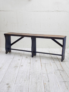 アンティーク　ペイントブーツベンチ