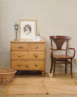 アンティーク家具・雑貨 1890年代アイリッシュのオールドパインドレッサー（高さ183cm